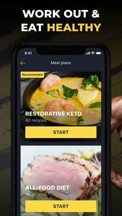 Captures d'écran de Muscle Workout 4Men by Slimkit