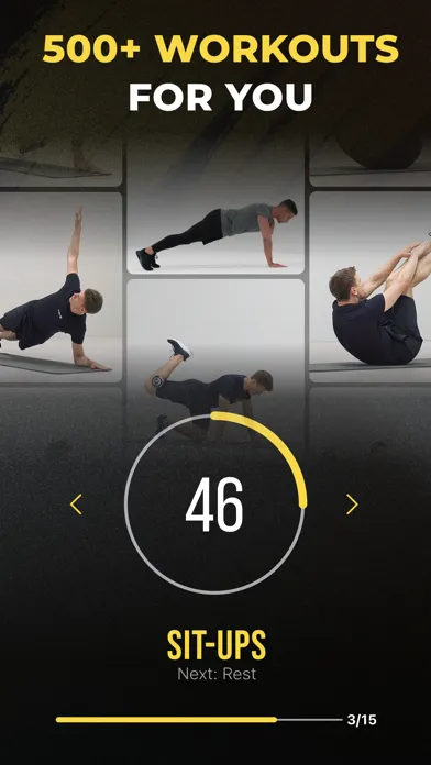 Captures d'écran de Muscle Workout 4Men by Slimkit