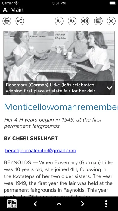 Capturas de pantalla de Monticello Herald Journal