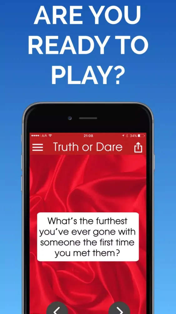 Tangkapan skrin Dirty Truth or Dare - (Adult Party Game)