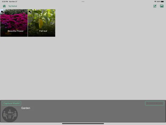 Capturas de tela do Event Sites iPad 