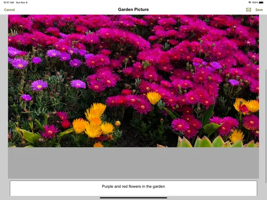 Capturas de tela do Event Sites iPad 