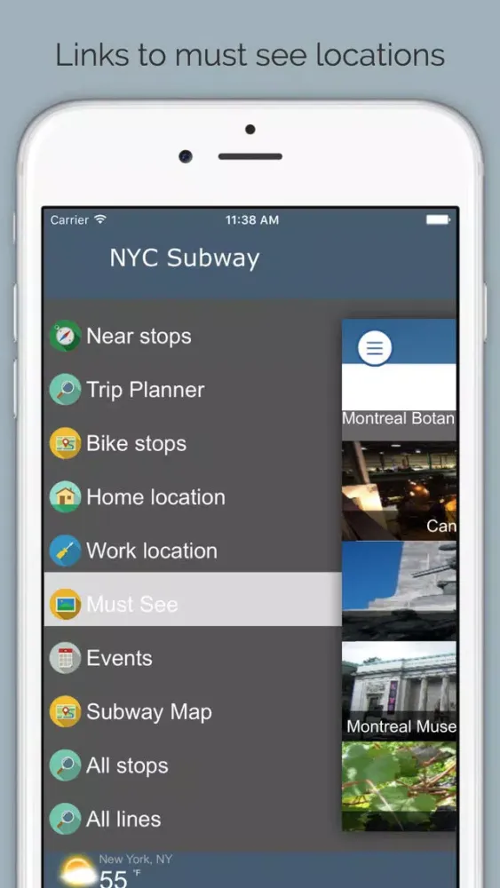 Montreal Travel - Bus & Train Guide应用截图
