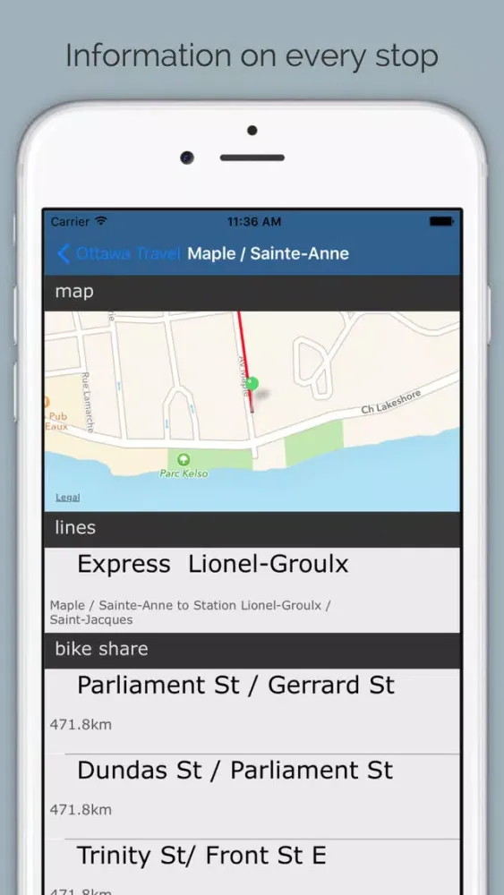 Montreal Travel - Bus & Train Guide应用截图