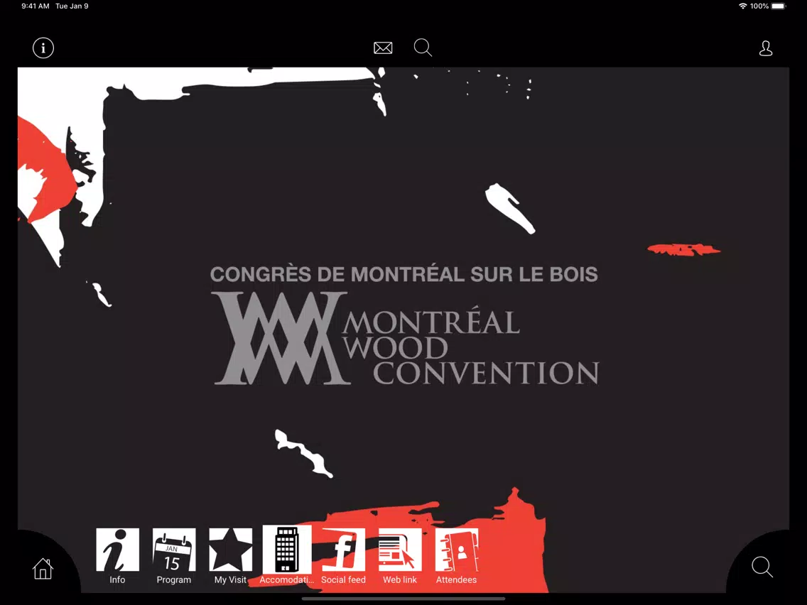 Montréal Wood Convention iPad  Screenshots