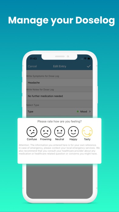Dosecast: My Pill Reminder App سکرین شاٹس