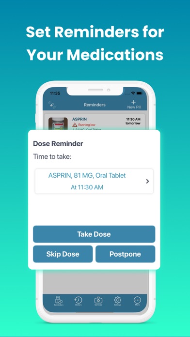 Dosecast: My Pill Reminder App سکرین شاٹس