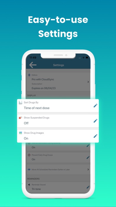 Dosecast: My Pill Reminder App سکرین شاٹس