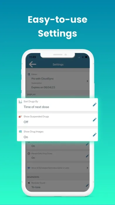 Ảnh chụp màn hình của Dosecast: My Pill Reminder App