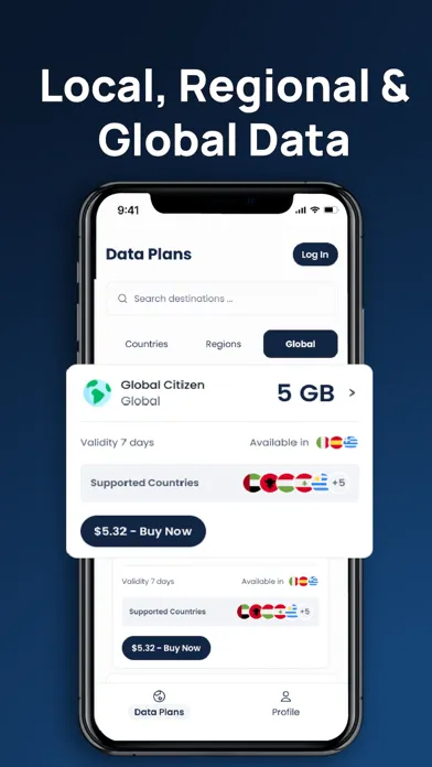 Monty eSIM: Travel Internet سکرین شاٹس