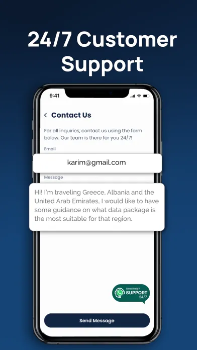 Monty eSIM: Travel Internet سکرین شاٹس