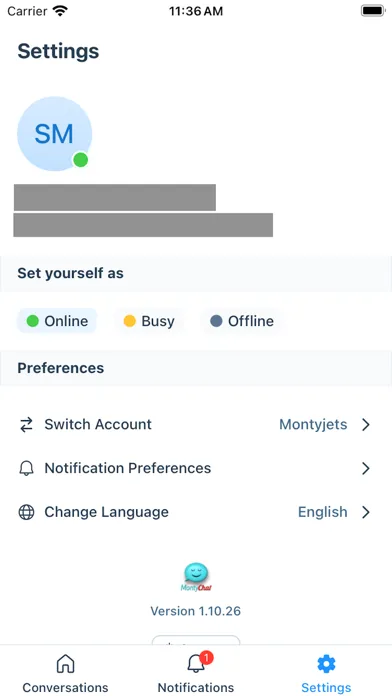 MontyChat Agent应用截图