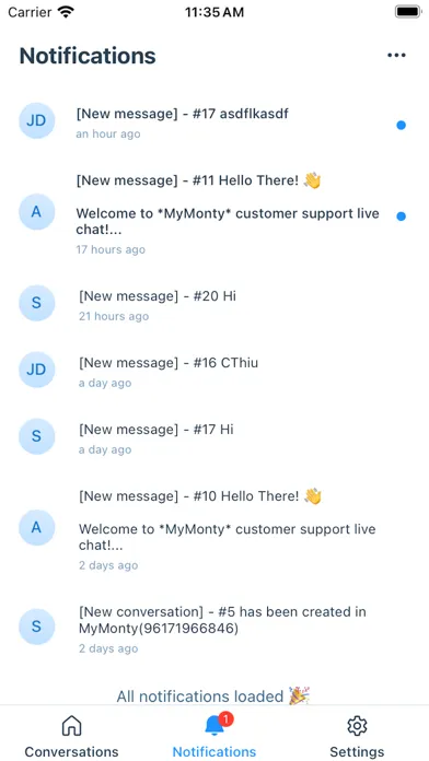 MontyChat Agent应用截图