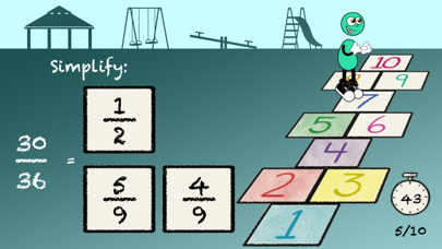 Hopscotch - Simplify Fractions应用截图