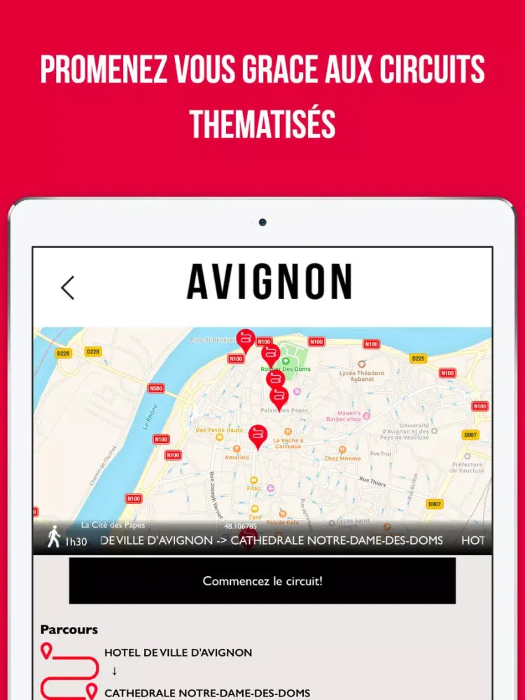 Avignon Guide Voyage iPad  Ekran Görüntüleri