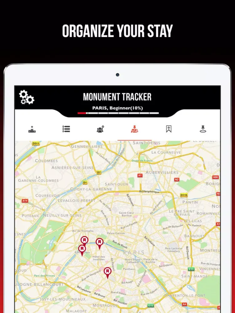 Châtelleraudais Guide Monument Tracker iPad  স্ক্রিনশট