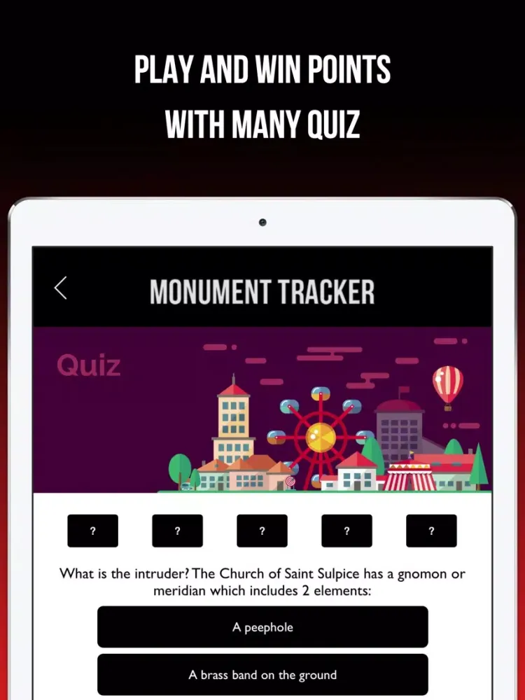 Zrzuty ekranu Nîmes Guide Monument Tracker iPad 