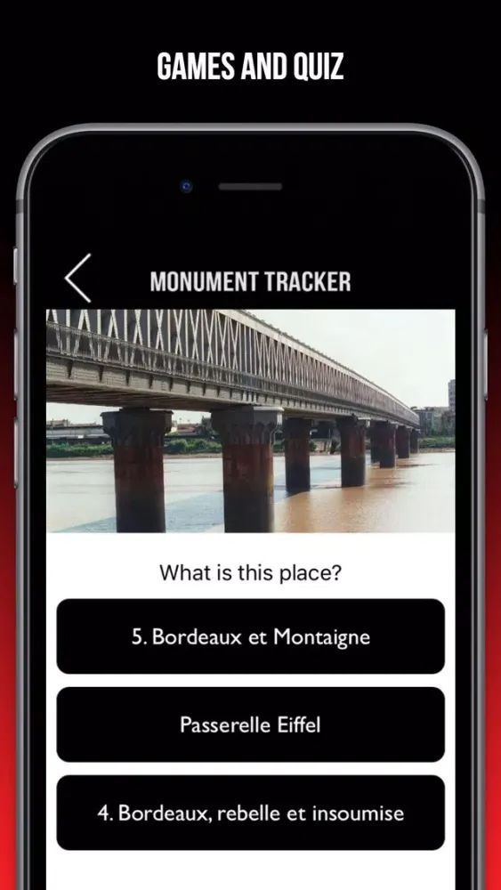 Zrzuty ekranu Nîmes Guide Monument Tracker
