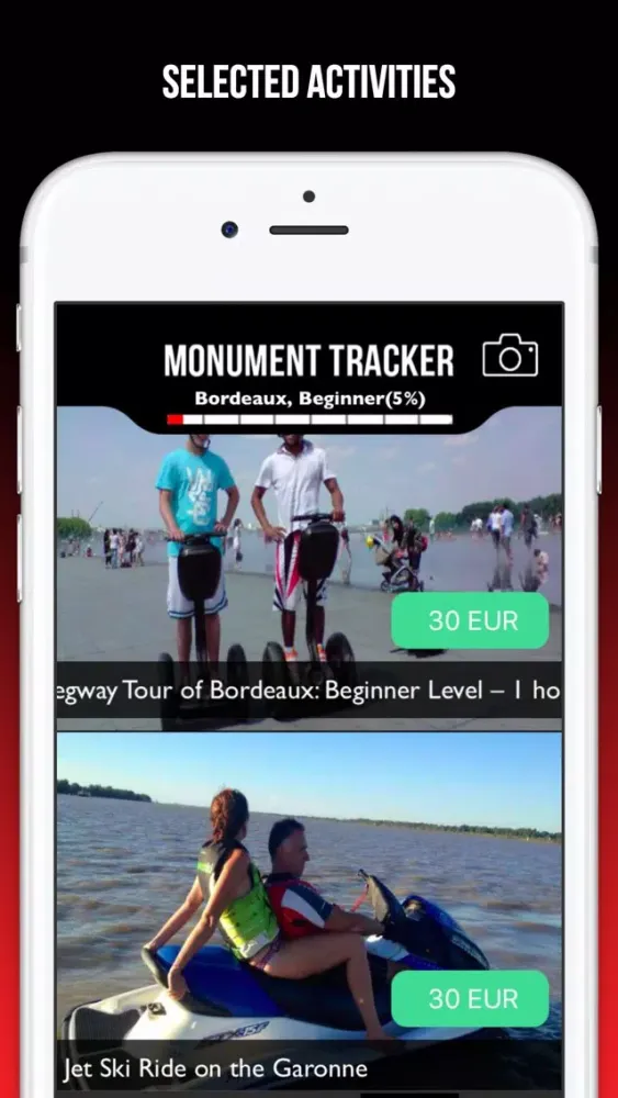Zrzuty ekranu Nîmes Guide Monument Tracker