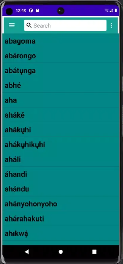 Kinande (Dictionnaire) Screenshots