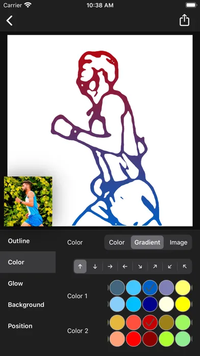 Tangkapan layar Outline Photo Effect - Edge Fx