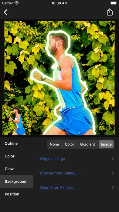 Tangkapan layar Outline Photo Effect - Edge Fx