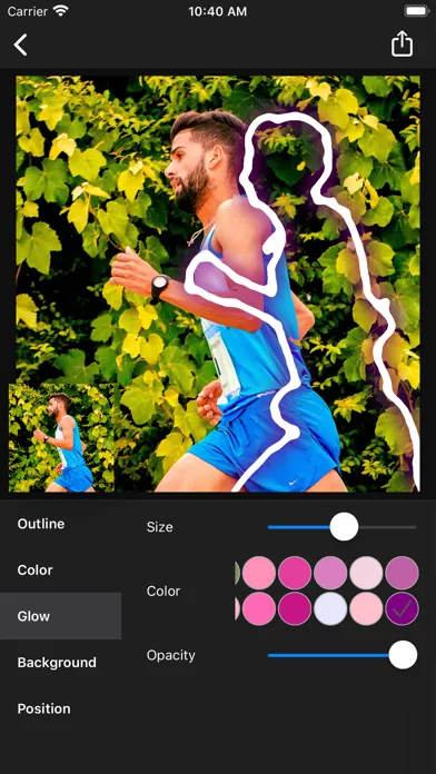 Tangkapan layar Outline Photo Effect - Edge Fx