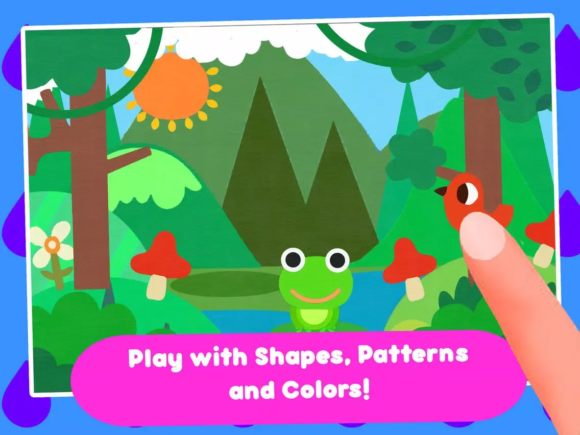 Ảnh chụp màn hình của Crea World Animal – create and play – creative art studio for kids with cute jungle and forest animals iPad 