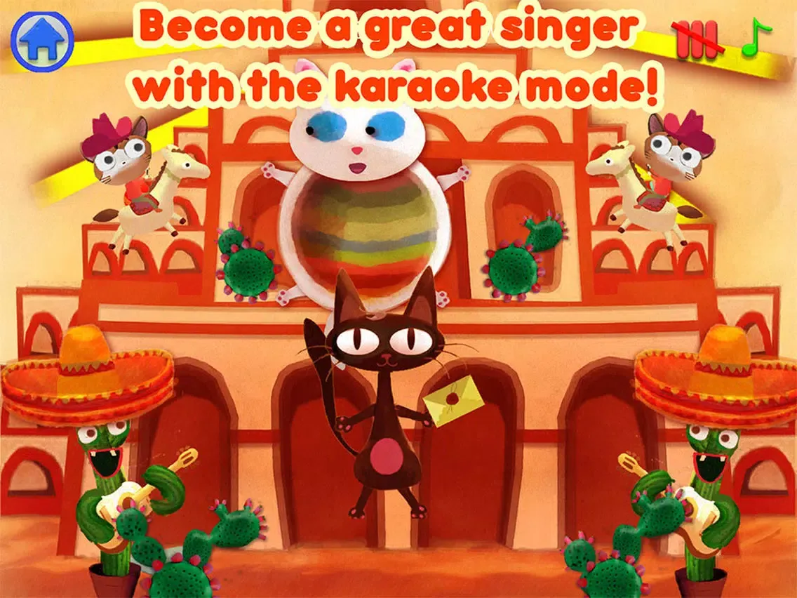 Capturas de tela do Kids Song Planet - children sing along and nursery rhymes song book – music app for boy and girl iPad 