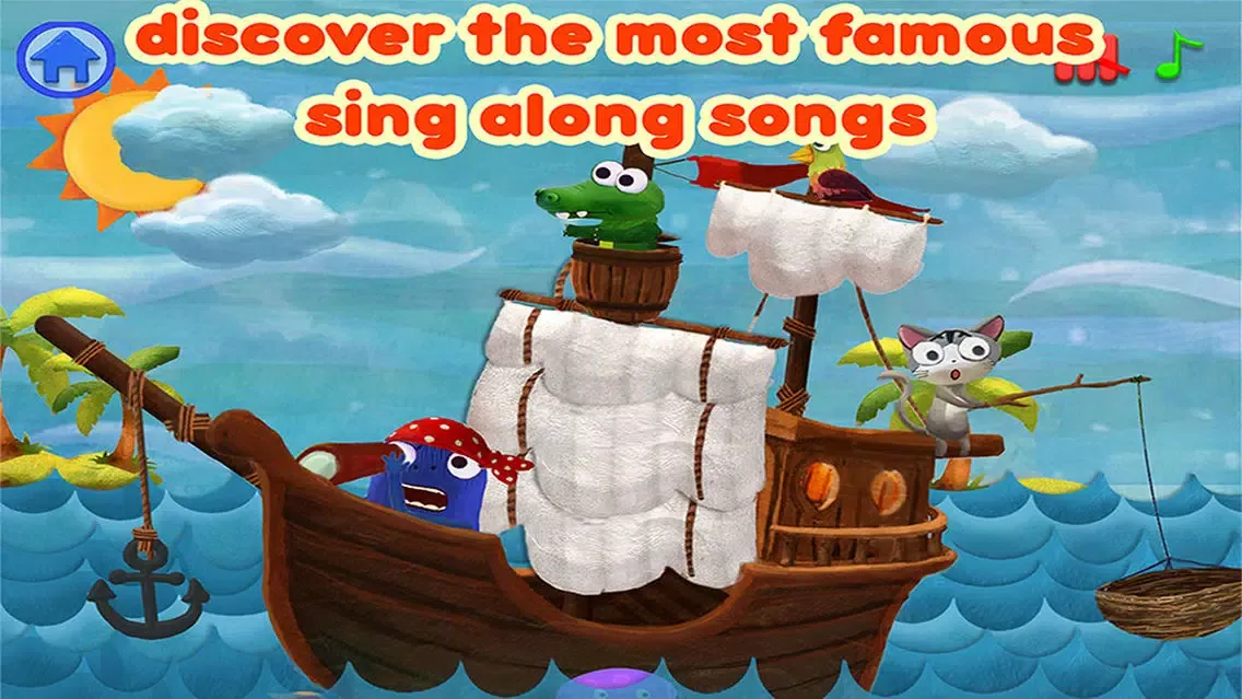 Capturas de tela do Kids Song Planet - children sing along and nursery rhymes song book – music app for boy and girl