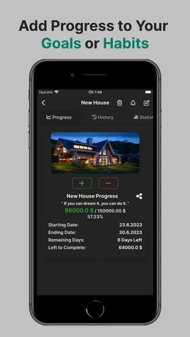 Screenshot di Savings Goal Tracker
