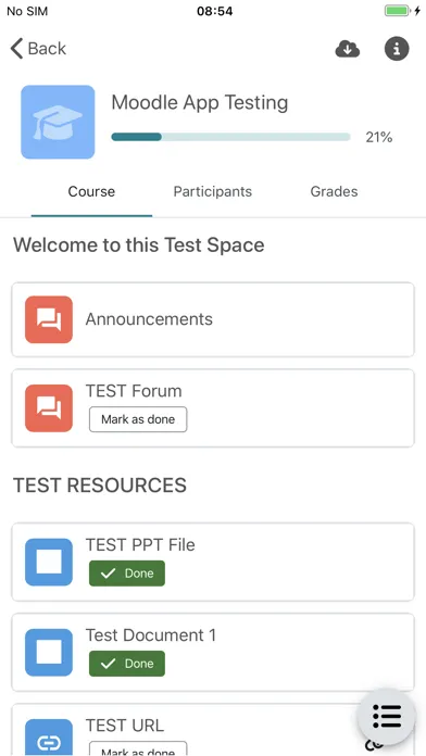 Captures d'écran de Maynooth University Moodle