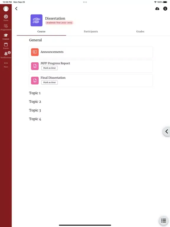 NLSIU iPad  স্ক্রিনশট