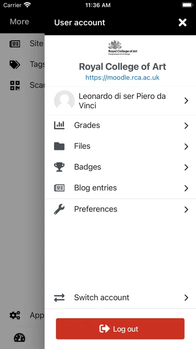 Moodle RCA應用截圖
