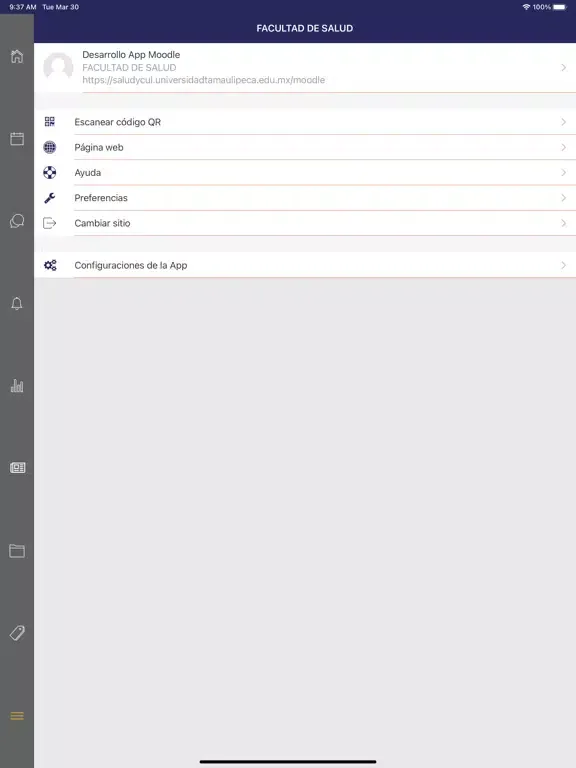 Moodle UT iPad  স্ক্রিনশট