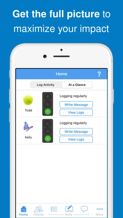 Screenshot di MoodLinks for Clinicians