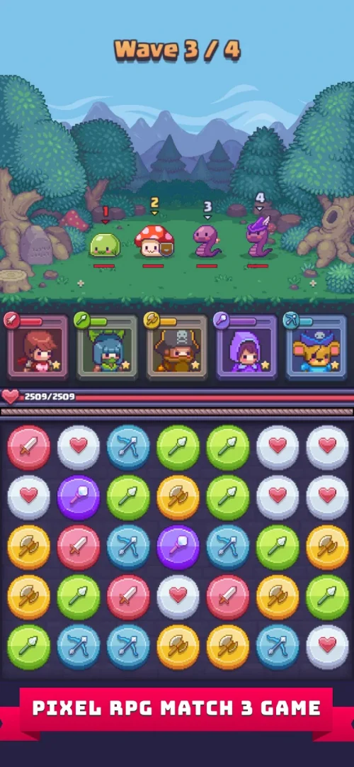 Puzzle Heroes: RPG Match Quest-screenshot-1