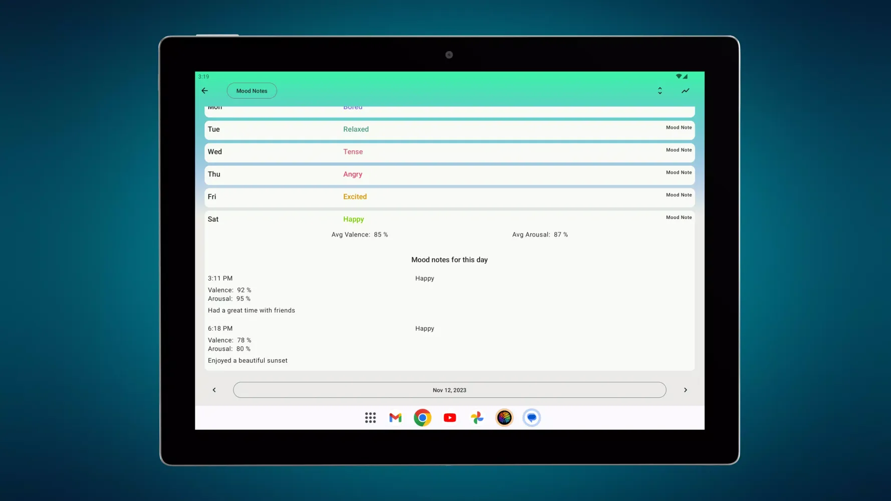 Moodset - Mood Tracker Screenshots