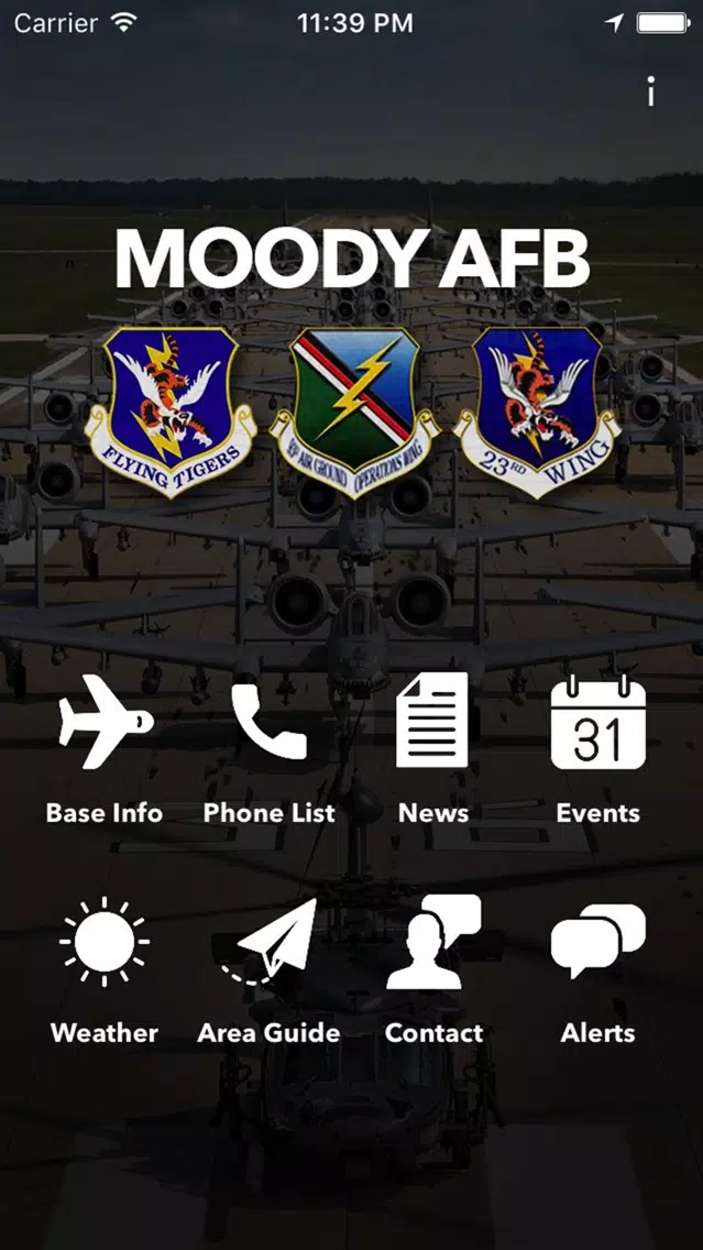 Moody Air Force Base سکرین شاٹس