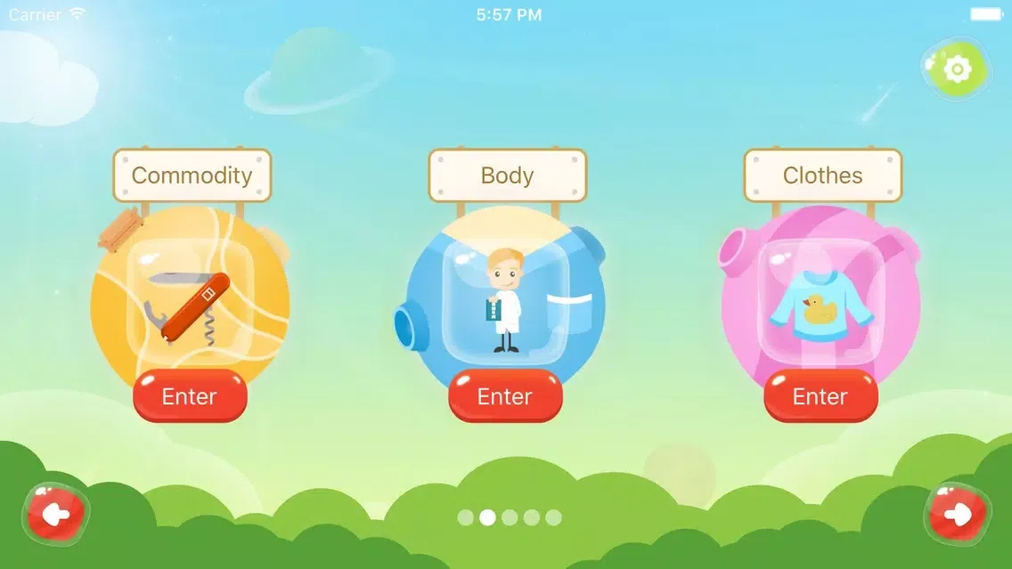 Tangkapan skrin Kids'Vocab-Learn words simply