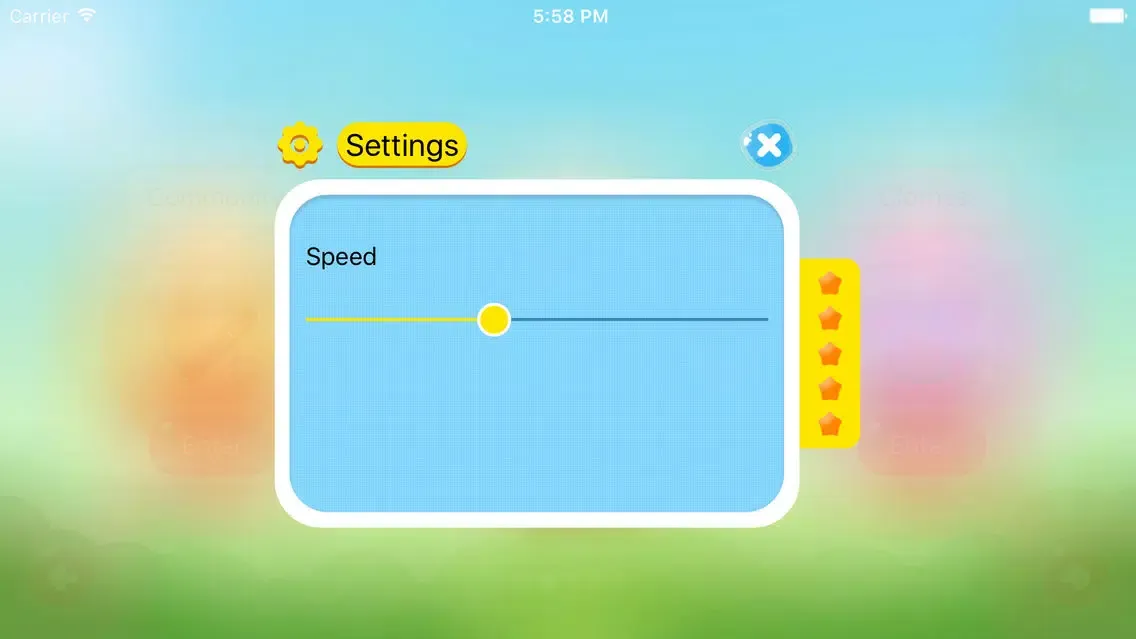 Tangkapan skrin Kids'Vocab-Learn words simply