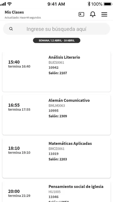 Скриншоты UDEM APP Campus digital