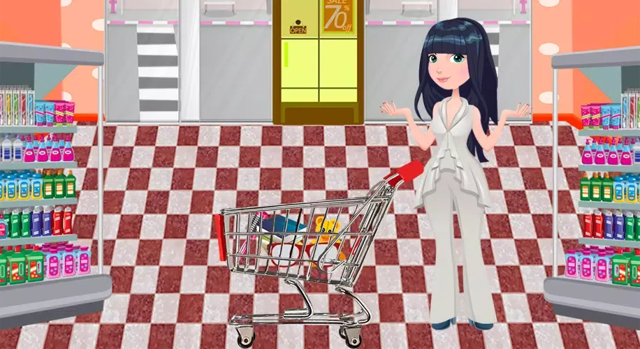 Captures d'écran de Shopping Girl Supermarket