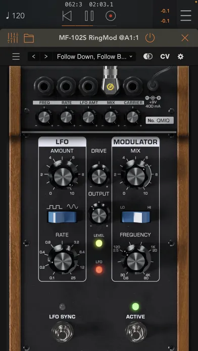 MF-102S Ring Modulator应用截图