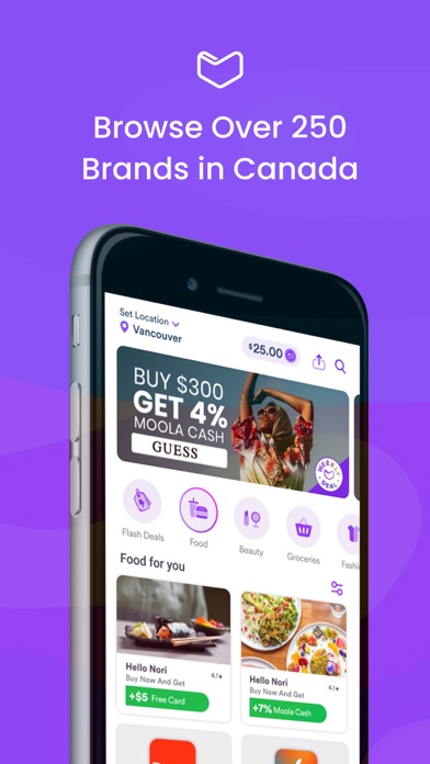Moola - Cash Back Gift Cards স্ক্রিনশট