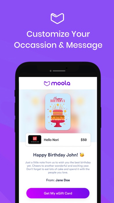 Moola - Cash Back Gift Cards স্ক্রিনশট