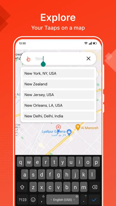 Taap - Social App سکرین شاٹس