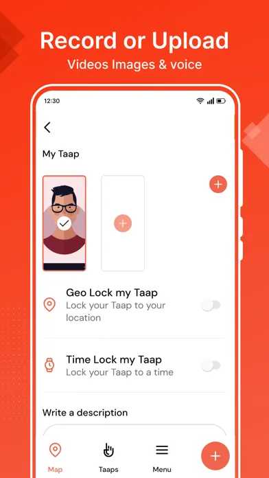 Taap - Social App سکرین شاٹس