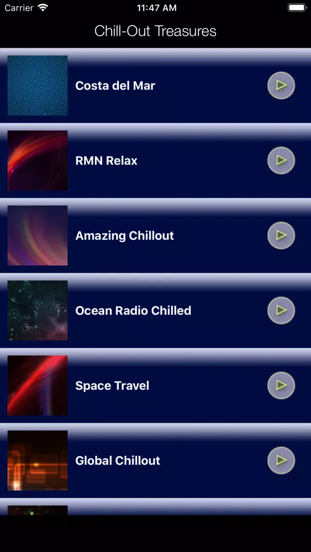 Chill-Out Treasures Radio应用截图