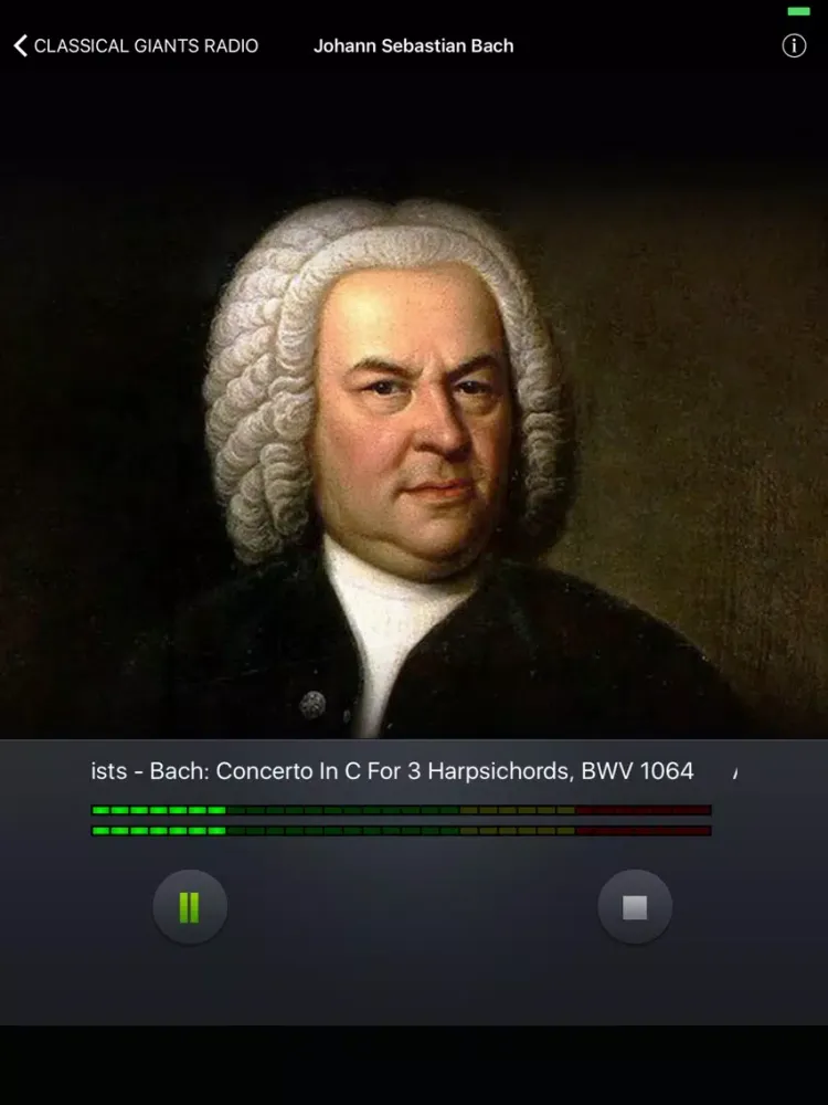 Classical Giants Radio iPad  स्क्रीनशॉट